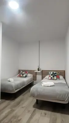 Cama o camas de una habitación en CASA GRANDE FINCA EL CALABRES