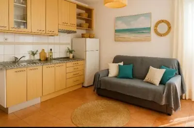 Una cocina o zona de cocina en Arguineguin 2bedrooms piscina swimming pool apartment