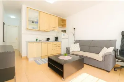 Una cocina o zona de cocina en Arguineguin 2bedrooms piscina swimming pool apartment