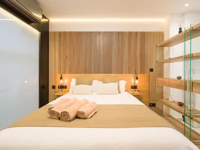 Cama o camas de una habitación en Bella Vita By CanariasGetaway