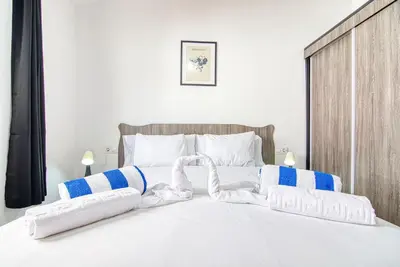 Cama o camas de una habitación en Bungalow Los Porches D52