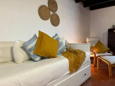 Cama o camas de una habitación en Casa Ramoncito