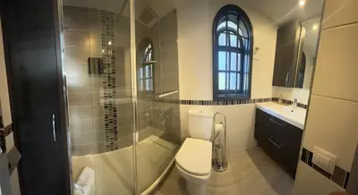 Un baño de Calm & Gardens in Bungalow Parque Golf, Maspalomas