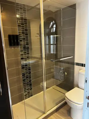 Un baño de Calm & Gardens in Bungalow Parque Golf, Maspalomas