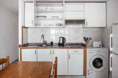 Una cocina o zona de cocina en Apartamento TamaraMar 2