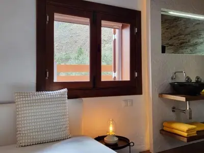 Cama o camas de una habitación en Vivelorural Sol Caldera de Temisas