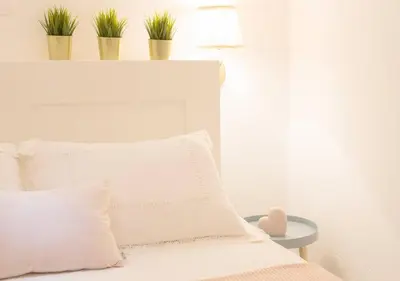 Cama o camas de una habitación en APARTAMENTO GRAN CANARIA SUNSET PRIMERA LINEA