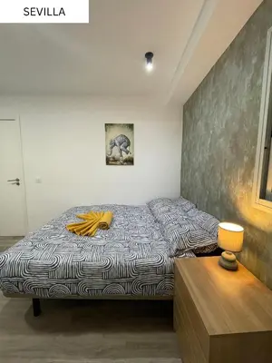 Cama o camas de una habitación en CoLiving El Juanito