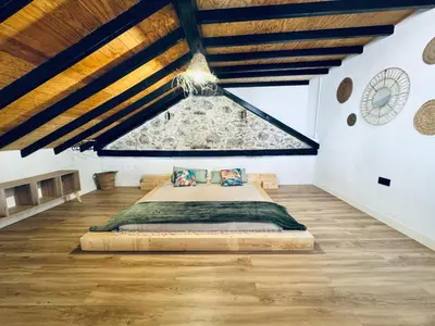 Cama o camas de una habitación en Casa Marconi