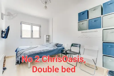 Cama o camas de una habitación en ChrisOasis
