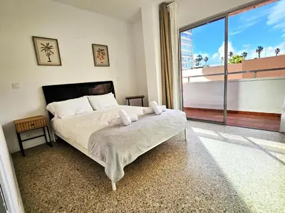 Cama o camas de una habitación en Brisa Urban Loft Céntrico Amplio y luminoso