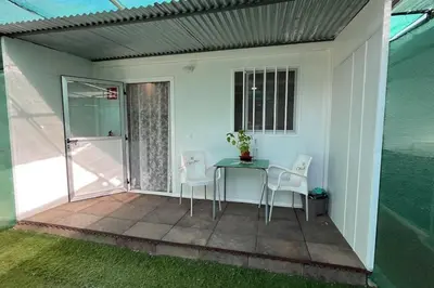 Un balcón o terraza de Renovated Tiny House