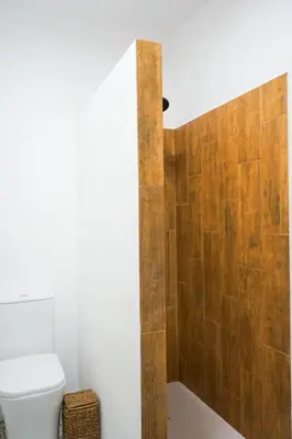 Un baño de The Tortuga Banana House