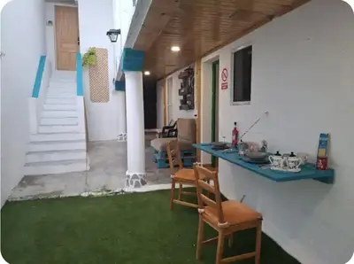 Zona de estar de El Patio de Estrella
