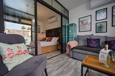 Zona de estar de APARTMENT FLAMINGO