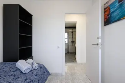 Cama o camas de una habitación en Modern Comfort App in Las Palmas GC