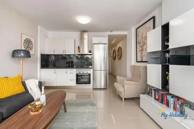 Una cocina o zona de cocina en Connie Mick Apartment