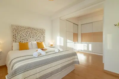 Cama o camas de una habitación en HORIZON VACATION HOME - Exclusive Private House in Maspalomas