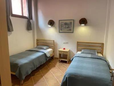 Cama o camas de una habitación en Finca Los Dioses III