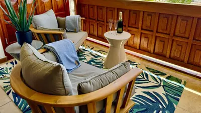 Zona de estar de Canario Dunes Apartment
