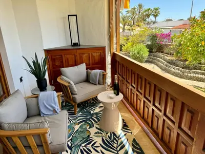 Zona de estar de Canario Dunes Apartment