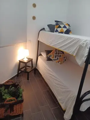 Cama o camas de una habitación en Apartamento con vistas a la playa, Puerto Rico