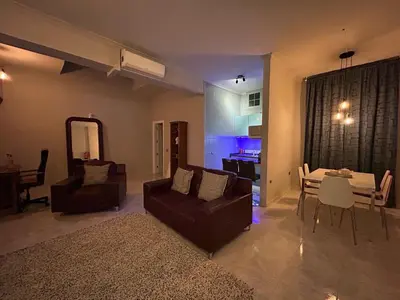 Zona de estar de Basement Apartment