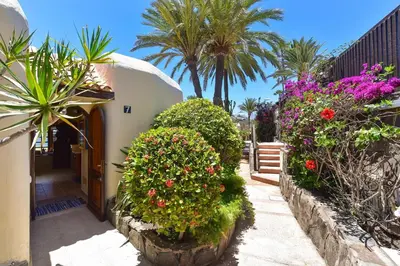 Jardín al aire libre en Roca del Mar 7 by VillaGranCanaria
