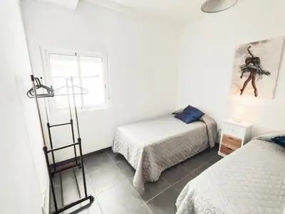 Cama o camas de una habitación en Bright