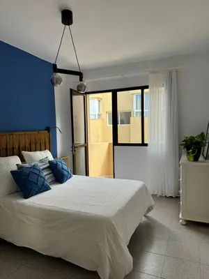 Cama o camas de una habitación en HostJimeno Beach