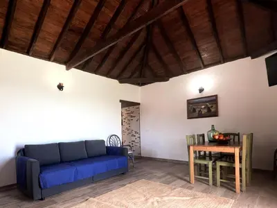 Zona de estar de Vivelorural Abuela María 1, chill garden pool