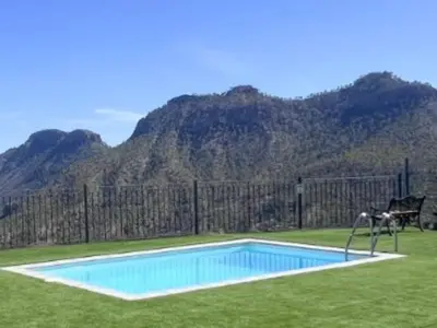 Piscina en o cerca de Vivelorural Abuela María 1, chill garden pool