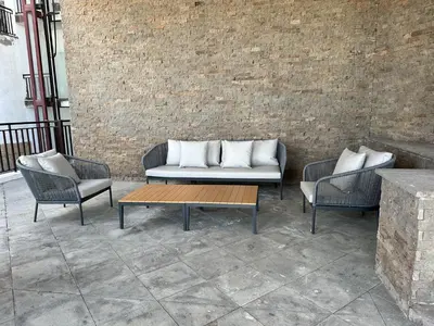 Zona de estar de Maravilloso chalet independiente