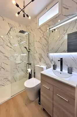 Un baño de Cosy Bungalow Green Oasis