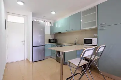 Una cocina o zona de cocina en Sol y Playa III