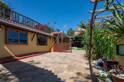 Jardín al aire libre en Finca Las Nietas
