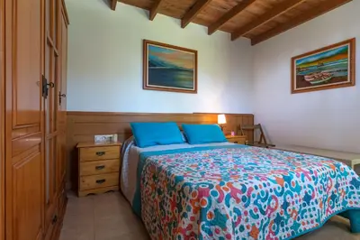 Cama o camas de una habitación en Finca Las Nietas