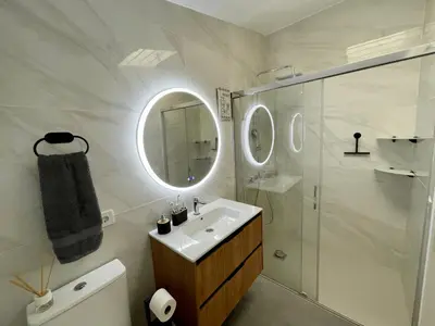 Un baño de Espectacular vistas a las Dunas