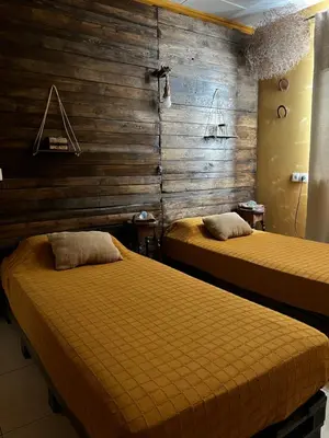 Cama o camas de una habitación en Mírame Canarias