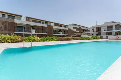 Piscina en o cerca de Vivelorural Agaete Sunset Private Jacuzzi