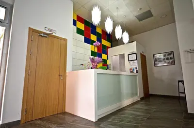 El vestíbulo o zona de recepción de Hotel Puerto Canteras