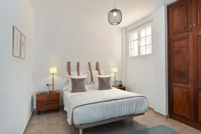Cama o camas de una habitación en Ca'Sita Salobre Pueblo by VillaGranCanaria