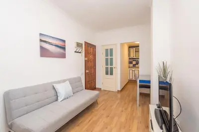Zona de estar de Estudio en primera línea de playa