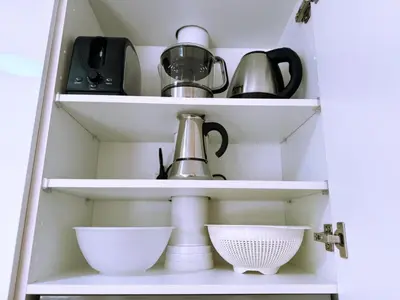 Utensilios para hacer té y café en White Sand Holiday Home