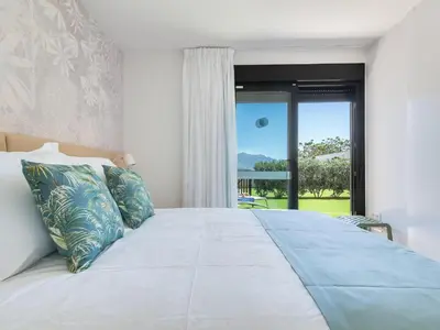 Cama o camas de una habitación en Vivelorural Paraíso de Agaete, infinity pool