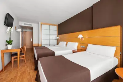Cama o camas de una habitación en Exe Las Palmas