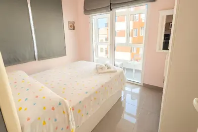 Cama o camas de una habitación en Franchy Roca Beach a un paso de Las Canteras