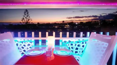Un balcón o terraza de Sunandsea Apartment