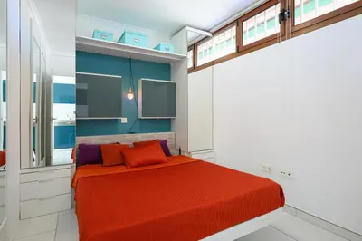 Cama o camas de una habitación en Sunandsea Apartment