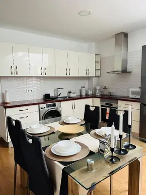 Una cocina o zona de cocina en Yudelmys confort